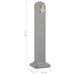 vidaXL Rezervor de grădină cu robinet, aspect piatră gri deschis vidaXL Rezervor de grădină cu robinet, aspect piatră gri deschis