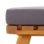 vidaXL Set mobilier de grădină cu perne, 2 piese, lemn masiv de acacia vidaXL Set mobilier de grădină cu perne, 2 piese, lemn masiv de acacia