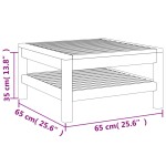 vidaXL Măsuță de cafea, 65x65x35 cm, lemn masiv de acacia vidaXL Măsuță de cafea, 65x65x35 cm, lemn masiv de acacia