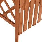 vidaXL Pergolă cu poartă, 116x40x204 cm, lemn masiv de brad vidaXL Pergolă cu poartă, 116x40x204 cm, lemn masiv de brad