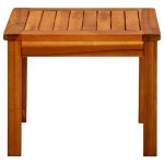vidaXL Măsuță de cafea de grădină, 45x45x36 cm, lemn masiv acacia vidaXL Măsuță de cafea de grădină, 45x45x36 cm, lemn masiv acacia