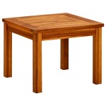 vidaXL Măsuță de cafea de grădină, 45x45x36 cm, lemn masiv acacia vidaXL Măsuță de cafea de grădină, 45x45x36 cm, lemn masiv acacia