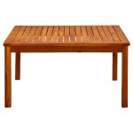 vidaXL Măsuță de cafea de grădină, 85x85x45 cm, lemn masiv acacia vidaXL Măsuță de cafea de grădină, 85x85x45 cm, lemn masiv acacia