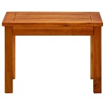 vidaXL Măsuță de cafea de grădină, 50x35x36 cm, lemn masiv acacia vidaXL Măsuță de cafea de grădină, 50x35x36 cm, lemn masiv acacia