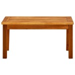 vidaXL Măsuță de cafea de grădină, 70x40x36 cm, lemn masiv acacia vidaXL Măsuță de cafea de grădină, 70x40x36 cm, lemn masiv acacia