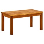 vidaXL Măsuță de cafea de grădină, 70x40x36 cm, lemn masiv acacia vidaXL Măsuță de cafea de grădină, 70x40x36 cm, lemn masiv acacia