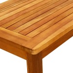 vidaXL Măsuță de cafea de grădină, 70x40x36 cm, lemn masiv acacia vidaXL Măsuță de cafea de grădină, 70x40x36 cm, lemn masiv acacia