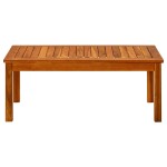 vidaXL Măsuță de cafea de grădină, 90x50x36 cm, lemn masiv acacia vidaXL Măsuță de cafea de grădină, 90x50x36 cm, lemn masiv acacia