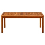 vidaXL Măsuță de cafea de grădină 110x60x45 cm lemn masiv acacia vidaXL Măsuță de cafea de grădină 110x60x45 cm lemn masiv acacia