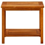 vidaXL Măsuță de cafea, 50x35x45 cm, lemn masiv de acacia vidaXL Măsuță de cafea, 50x35x45 cm, lemn masiv de acacia