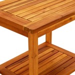 vidaXL Măsuță de cafea, 50x35x45 cm, lemn masiv de acacia vidaXL Măsuță de cafea, 50x35x45 cm, lemn masiv de acacia