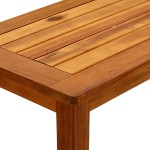 vidaXL Masă consolă de grădină 80x35x75 cm lemn masiv de acacia vidaXL Masă consolă de grădină 80x35x75 cm lemn masiv de acacia