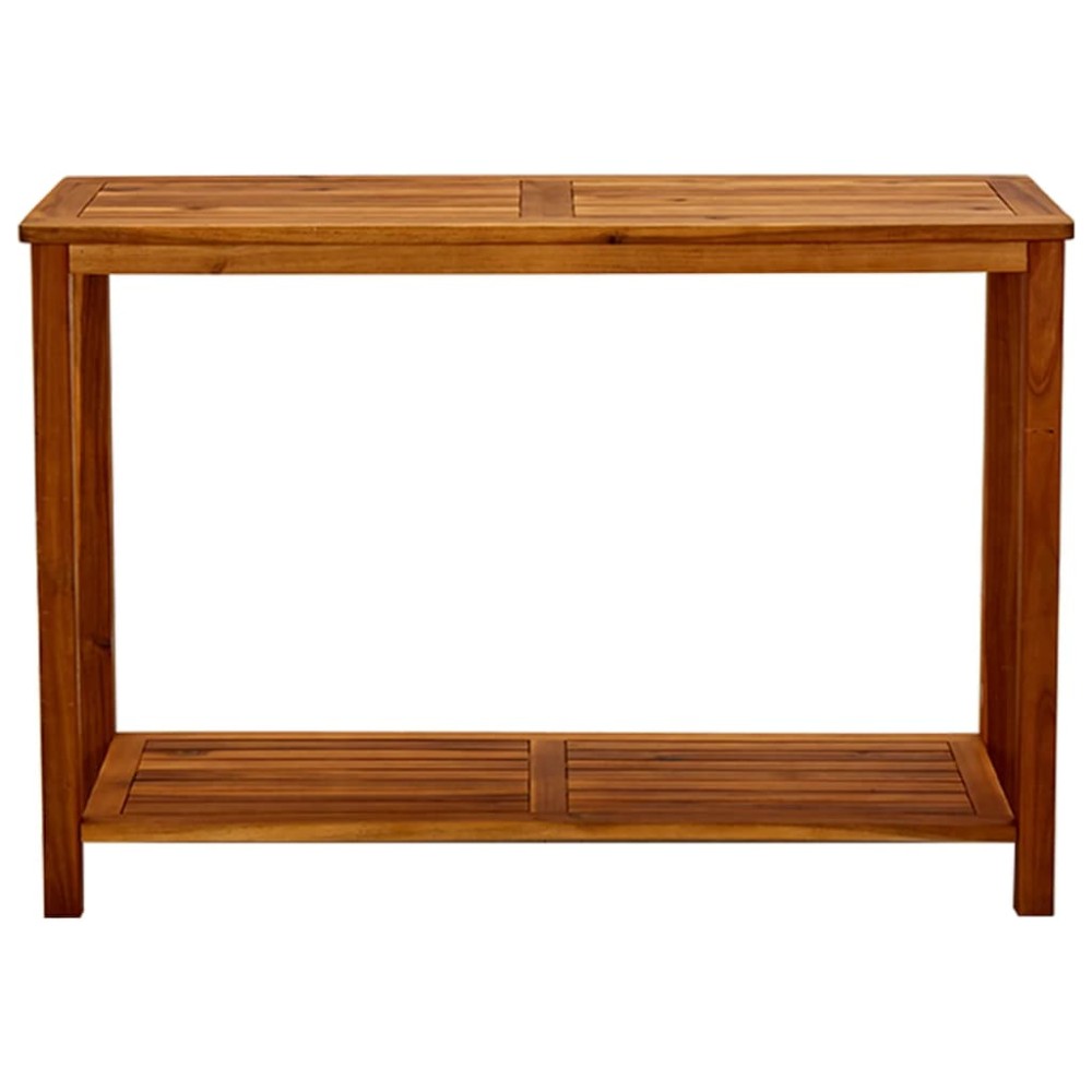 vidaXL Masă consolă de grădină 110x40x75 cm lemn masiv de acacia