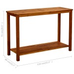 vidaXL Masă consolă de grădină 110x40x75 cm lemn masiv de acacia vidaXL Masă consolă de grădină 110x40x75 cm lemn masiv de acacia