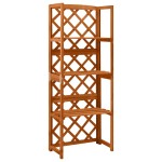 vidaXL Spalier cu rafturi, 55x30x140 cm, lemn masiv brad vidaXL Spalier cu rafturi, 55x30x140 cm, lemn masiv brad