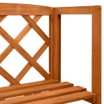 vidaXL Spalier cu rafturi, 55x30x140 cm, lemn masiv brad vidaXL Spalier cu rafturi, 55x30x140 cm, lemn masiv brad