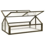 vidaXL Seră, gri, 114x80x50 cm, lemn de brad vidaXL Seră, gri, 114x80x50 cm, lemn de brad