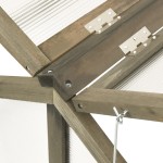 vidaXL Seră, gri, 114x80x50 cm, lemn de brad vidaXL Seră, gri, 114x80x50 cm, lemn de brad