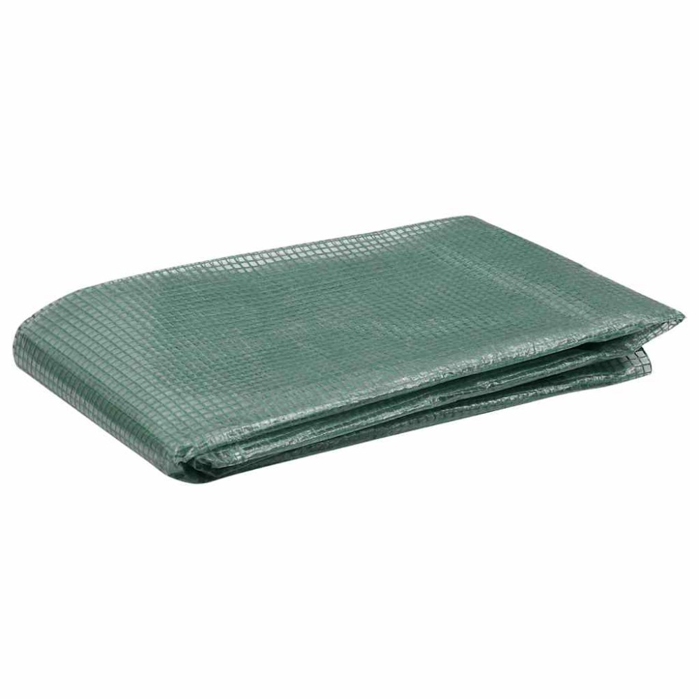 vidaXL Copertină de rezervă pentru seră (0,5 m²), verde, 50x100x190 cm