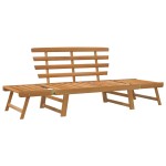 vidaXL Bancă de grădină 2-în-1, 190 cm, lemn masiv de acacia vidaXL Bancă de grădină 2-în-1, 190 cm, lemn masiv de acacia