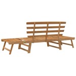 vidaXL Bancă de grădină 2-în-1, 190 cm, lemn masiv de acacia vidaXL Bancă de grădină 2-în-1, 190 cm, lemn masiv de acacia