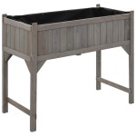 vidaXL Strat înălțat cu seră, 110x54x120 cm, lemn masiv de brad vidaXL Strat înălțat cu seră, 110x54x120 cm, lemn masiv de brad