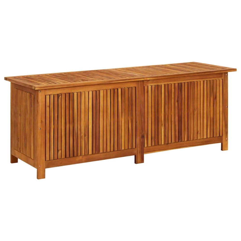 vidaXL Ladă de depozitare grădină, 150x50x58 cm, lemn masiv de acacia