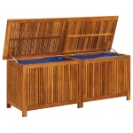 vidaXL Ladă de depozitare grădină, 150x50x58 cm, lemn masiv de acacia vidaXL Ladă de depozitare grădină, 150x50x58 cm, lemn masiv de acacia