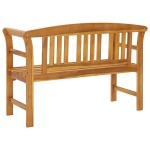 vidaXL Bancă de grădină, 114 cm, lemn masiv de acacia