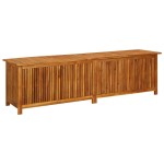 vidaXL Ladă de depozitare grădină, 200x50x58 cm, lemn masiv de acacia vidaXL Ladă de depozitare grădină, 200x50x58 cm, lemn masiv de acacia