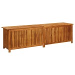 vidaXL Ladă de depozitare grădină, 200x50x58 cm, lemn masiv de acacia vidaXL Ladă de depozitare grădină, 200x50x58 cm, lemn masiv de acacia
