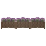 vidaXL Strat înălțat, 120x40x23 cm, polipropilenă