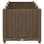 vidaXL Pat de grădinărit înălțat 120x40x38 cm, polipropilenă