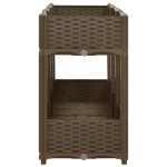 vidaXL Strat înălțat, 120x40x71 cm, polipropilenă