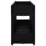 vidaXL Strat înălțat, 160x40x71 cm, polipropilenă