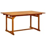 vidaXL Masă de grădină, (150-200)x100x75 cm, lemn masiv de acacia vidaXL Masă de grădină, (150-200)x100x75 cm, lemn masiv de acacia