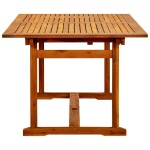 vidaXL Masă de grădină, (150-200)x100x75 cm, lemn masiv de acacia vidaXL Masă de grădină, (150-200)x100x75 cm, lemn masiv de acacia