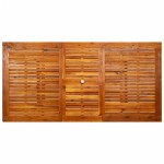 vidaXL Masă de grădină, (150-200)x100x75 cm, lemn masiv de acacia vidaXL Masă de grădină, (150-200)x100x75 cm, lemn masiv de acacia