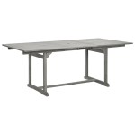 vidaXL Masă de grădină, (150-200)x100x75 cm, lemn masiv de acacia vidaXL Masă de grădină, (150-200)x100x75 cm, lemn masiv de acacia