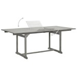 vidaXL Masă de grădină, (150-200)x100x75 cm, lemn masiv de acacia vidaXL Masă de grădină, (150-200)x100x75 cm, lemn masiv de acacia