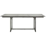 vidaXL Masă de grădină, (150-200)x100x75 cm, lemn masiv de acacia vidaXL Masă de grădină, (150-200)x100x75 cm, lemn masiv de acacia