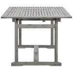 vidaXL Masă de grădină, (150-200)x100x75 cm, lemn masiv de acacia vidaXL Masă de grădină, (150-200)x100x75 cm, lemn masiv de acacia