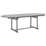 vidaXL Masă de grădină, (160-240)x100x75 cm, lemn masiv de acacia vidaXL Masă de grădină, (160-240)x100x75 cm, lemn masiv de acacia