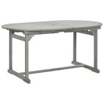 vidaXL Masă de grădină, (160-240)x100x75 cm, lemn masiv de acacia vidaXL Masă de grădină, (160-240)x100x75 cm, lemn masiv de acacia