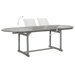 vidaXL Masă de grădină, (160-240)x100x75 cm, lemn masiv de acacia vidaXL Masă de grădină, (160-240)x100x75 cm, lemn masiv de acacia