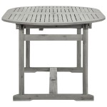 vidaXL Masă de grădină, (160-240)x100x75 cm, lemn masiv de acacia vidaXL Masă de grădină, (160-240)x100x75 cm, lemn masiv de acacia