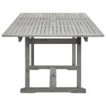 vidaXL Masă de grădină, (160-240)x100x75 cm, lemn masiv de acacia vidaXL Masă de grădină, (160-240)x100x75 cm, lemn masiv de acacia