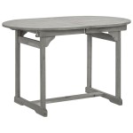vidaXL Masă de grădină, (120-170)x80x75 cm, lemn masiv de acacia vidaXL Masă de grădină, (120-170)x80x75 cm, lemn masiv de acacia