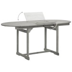 vidaXL Masă de grădină, (120-170)x80x75 cm, lemn masiv de acacia vidaXL Masă de grădină, (120-170)x80x75 cm, lemn masiv de acacia