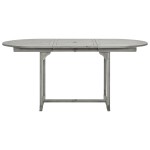 vidaXL Masă de grădină, (120-170)x80x75 cm, lemn masiv de acacia vidaXL Masă de grădină, (120-170)x80x75 cm, lemn masiv de acacia